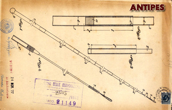 Canna TORASSO Antonio - 1942 brevetto TO
