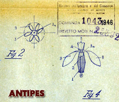 Ciaramella Guido - brevetto esca artificiale 1946
