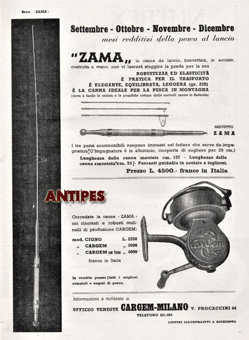 ZAMA canna in metallo in 4 pezzi 