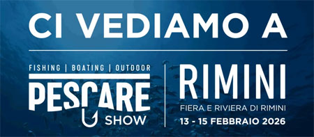 Pescare Show 2026 fiera di Rimini