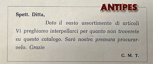 Catalogo Canuti e Morbelli Torino 1963