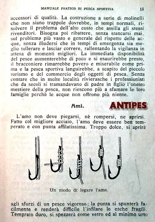 Libro - Manuale pratico di pesca sportiva - Leo Cattini -  15 gennaio 1942