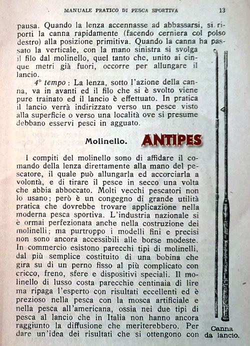 Libro - Manuale pratico di pesca sportiva - Leo Cattini -  15 gennaio 1942