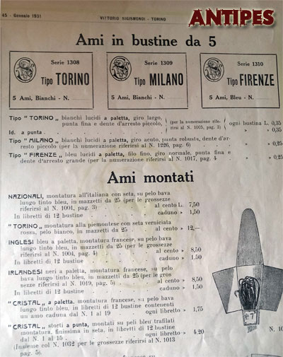 Sigismondi catalogo gennaio 1931 n.45