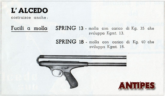 Alcedo fucile sub Spring