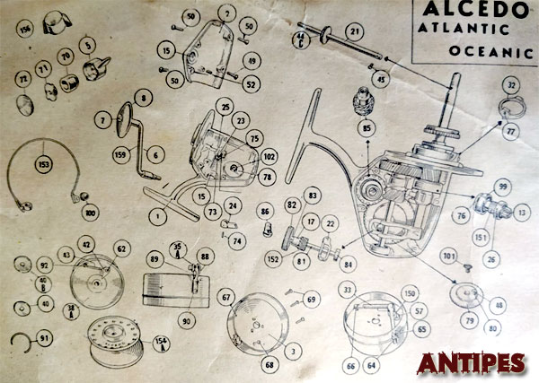 Alcedo Atlantic Oceanic - manuale manutenzione - parts list