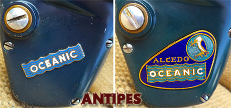 Alcedo Ocenic - vecchio mulinello prodotto a Torino