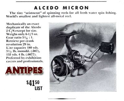 ALCEDO 2CS e Micron - pubblicità USA 1954