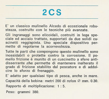 Alcedo 2CS CopTes - prodotto a Torino 