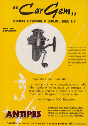 Cargem - pubblicità Gazzetta di Pesca 