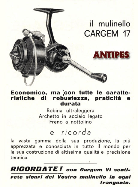 Cargem 17 - pubblicità del vecchio mulinello italiano