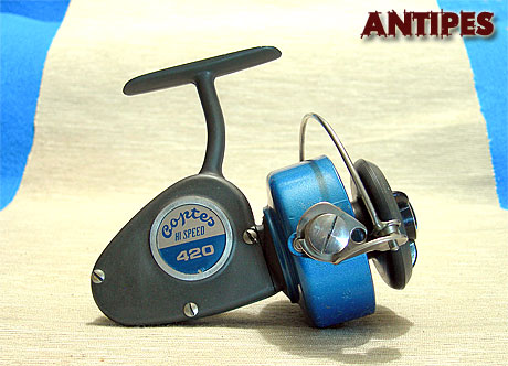 CopTes 420 HiSpeed - anodizzato/azzurro - vecchio mulinello prodotto a Torino