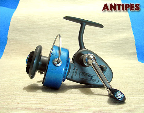 CopTes 420 HiSpeed - anodizzato/azzurro - vecchio mulinello prodotto a Torino