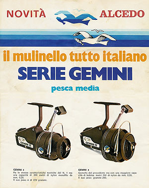 Coptes Gemini I, II, III e IV - antichi mulinelli italiani