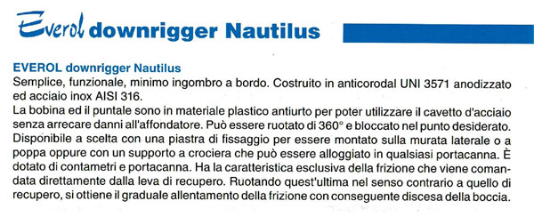 Everol Nautilus - affondatore per natante
