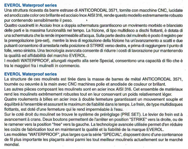 Everol Waterproof series
