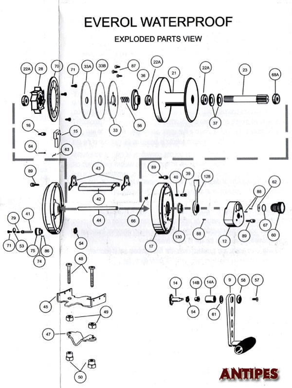 Everol Waterproof parts list