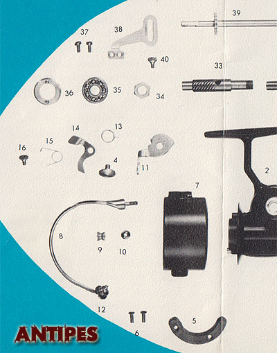 Ofmer AMC E/400 parts list- vecchio mulinello italiano