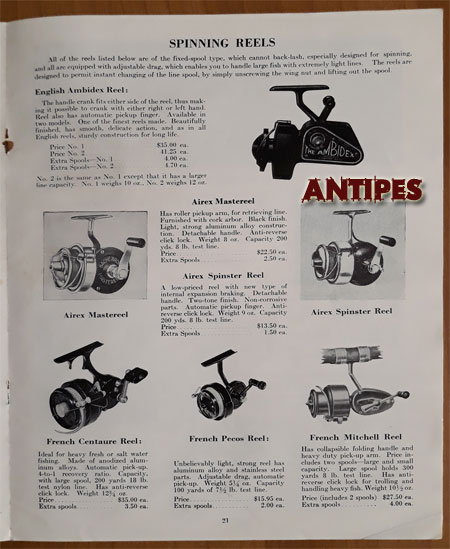 Pelican 100 dal catalogo Orvis n.94 del 1950