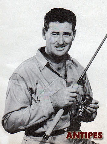 Ted Williams a pesca con un mulinello 400 - brochure di febbraio 1962