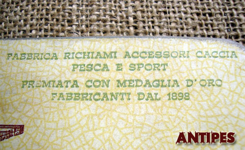 FRAC (Fabbrica Richiami Articoli Caccia e Pesca) di Santa Croce sull’Arno