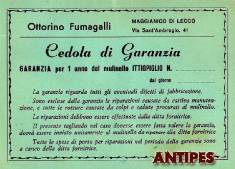 Ittiopiglio - vecchio mulinello italiano