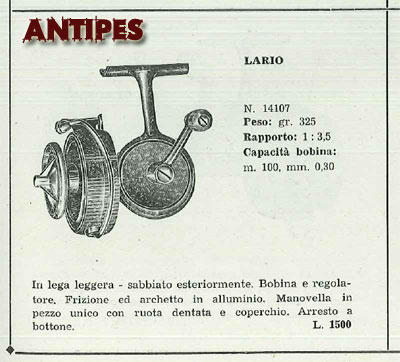 Lario - dal catalogo Ravizza inizio anni "50