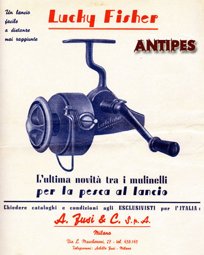 Luky Fisher dal catalogo FUSI Milano del 1954-55