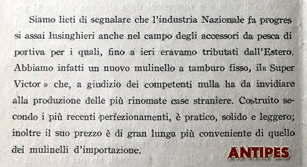 Super Victor - pubblicità del 1940