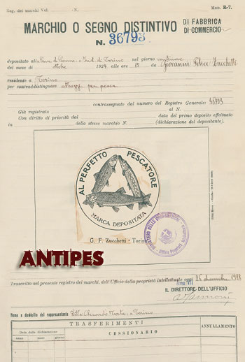 Zucchetti - brevetto marchio impresa - ottobre 1927